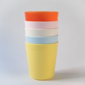 Set of 5 IKEA Henrik Preutz Kalas Plastic Travel Cups